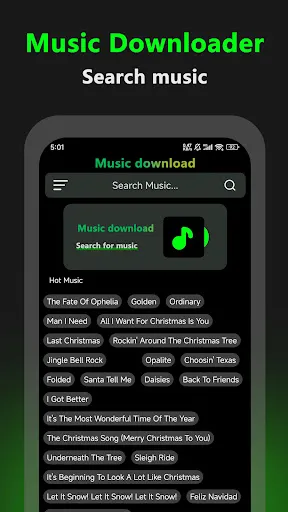 Скриншот 2 — Mp3 Downloader&Music Download