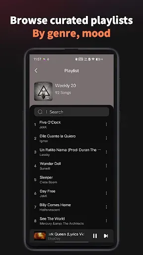 Скриншот 4 — Hi Music：Offline Music Player
