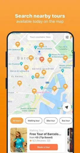 Скриншот 3 — Freetour.com - travel app
