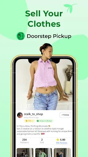 Скриншот 1 — FreeUp: Sell & Buy Clothes