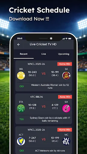 Скриншот 5 — Live Cricket TV HD Streaming