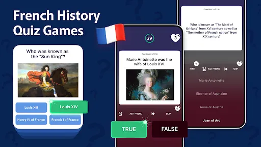 Скриншот 1 — French History Quiz Games