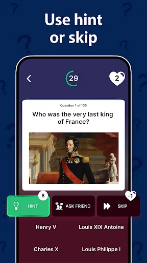 Скриншот 5 — French History Quiz Games