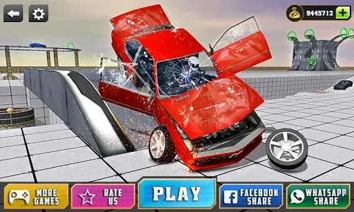 Скриншот 1 — Derby Car Crash Stunts