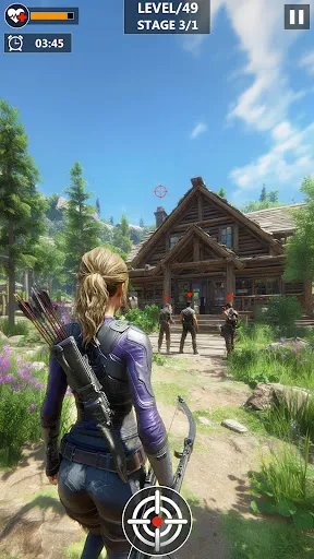 Скриншот 4 — Archer Ninja: Shooter Mission