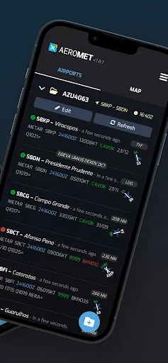 Скриншот 2 — Aeromet - METAR & TAF