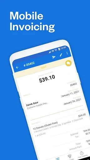 Скриншот 2 — FreshBooks Invoicing App