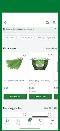 Скриншот 2 — Fresh Thyme Market