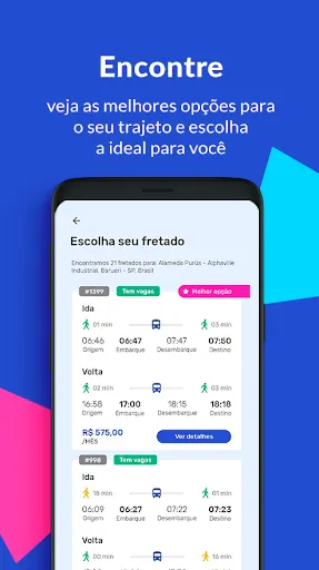 Скриншот 3 — Fretadão - Busca e localiza fr