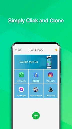 Скриншот 1 — Dual Cloner - App Dual Space