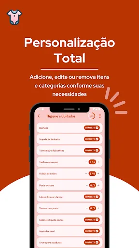 Скриншот 4 — Vem Bebê: Lista de Enxoval