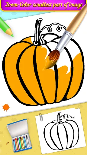 Скриншот 5 — Fruits Coloring Book & Drawing