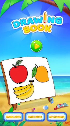 Скриншот 7 — Fruits Coloring Book & Drawing