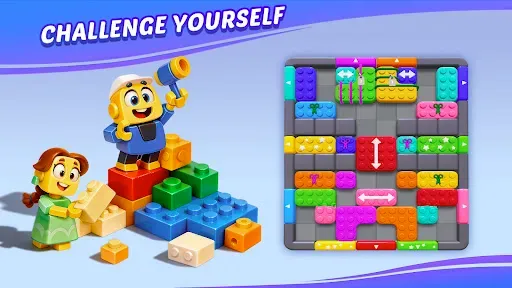 Скриншот 3 — Color Block: Jam Puzzle 3D