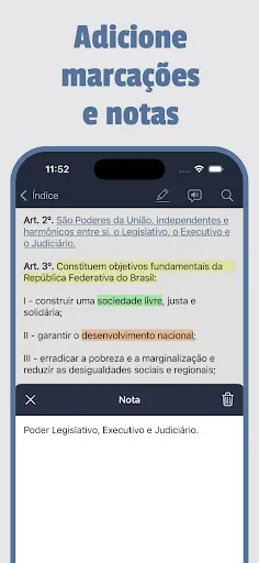 Скриншот 3 — Vade Mecum 2026 Direito Brasil