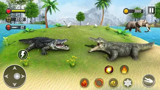 Скриншот 1 — Crocodile Games 3D Animal Sim