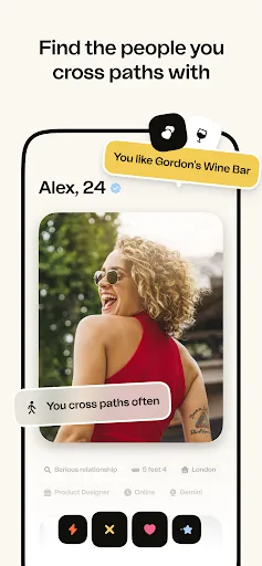 Скриншот 1 — happn: dating app