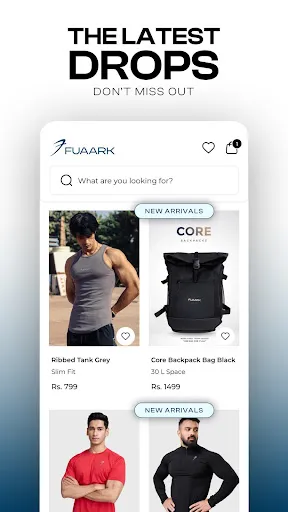 Скриншот 3 — Fuaark - Gym Wear Shopping App