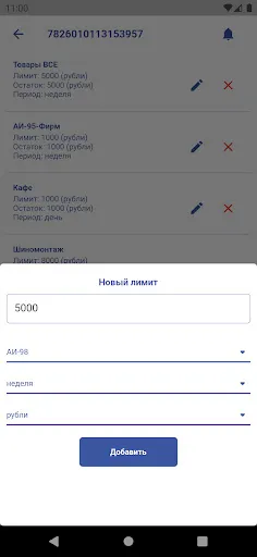 Скриншот 7 — Топливные карты