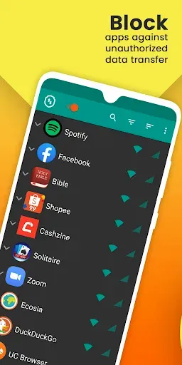 Скриншот 8 — DataGuard No Root Firewall, In