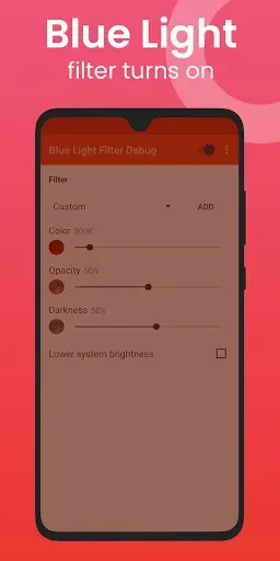 Скриншот 8 — Full Blue Light Filter - Night