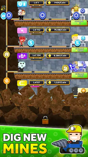 Скриншот 2 — Bitcoin Miner Idle Tycoon Game