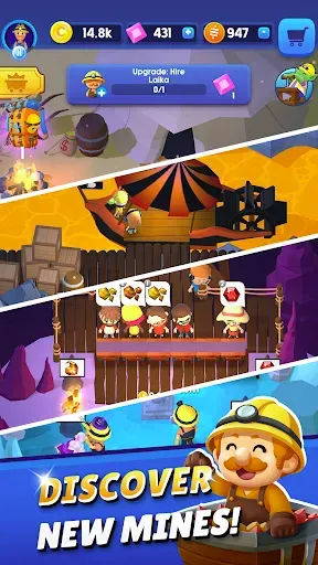 Скриншот 2 — Idle Mine! Tycoon Mining Game