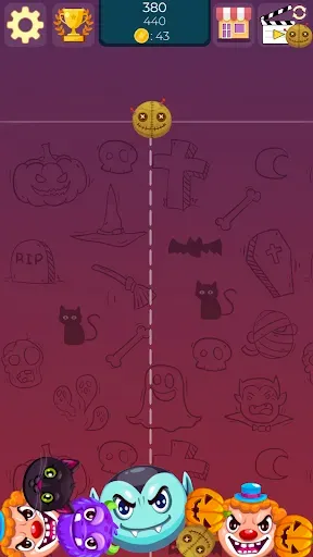 Скриншот 5 — Halloween monsters merge