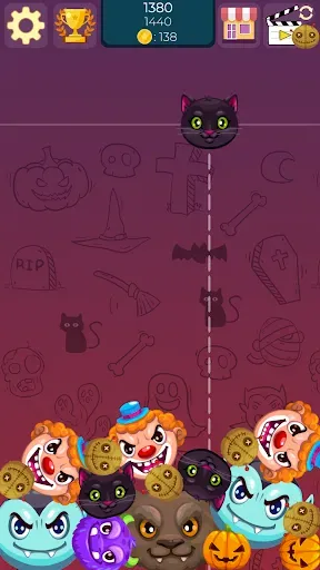 Скриншот 8 — Halloween monsters merge