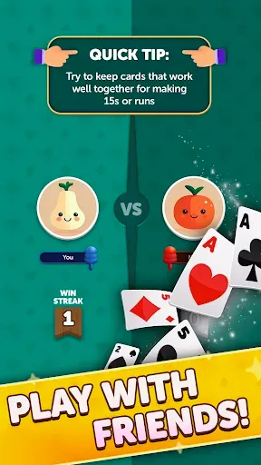 Скриншот 2 — Cribbage Classic - Card Game
