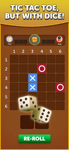Скриншот 1 — Dice Tac Toe
