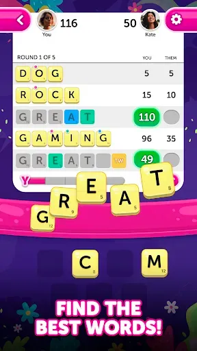 Скриншот 3 — Dice Words - Fun Word Game