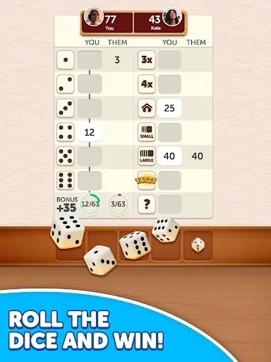 Скриншот 5 — Dice Yatzy - Classic Fun Game