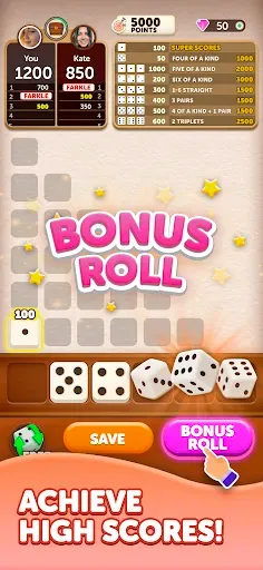 Скриншот 3 — Farkle Dice Roll