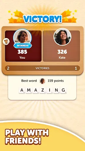 Скриншот 2 — Word Yatzy - Fun Word Puzzler