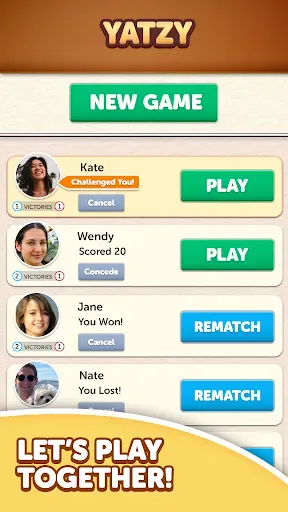 Скриншот 4 — Word Yatzy - Fun Word Puzzler