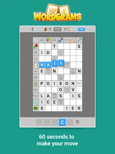 Скриншот 5 — Wordgrams - Crossword & Puzzle