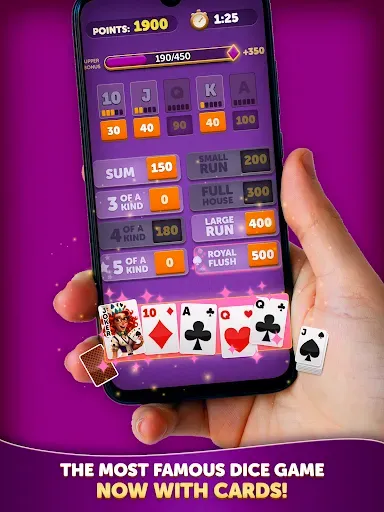 Скриншот 6 — Yatzy Cards