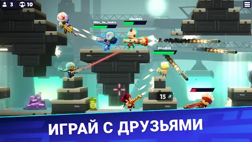 Скриншот 2 — Bullet League - Battle Royale