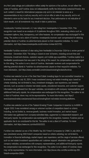 Скриншот 8 — Fundrise: Invest in Alts