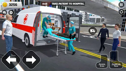 Скриншот 1 — US Ambulance Driving Simulator