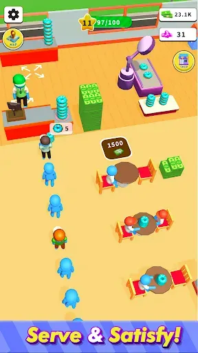 Скриншот 1 — Cake Ready: Idle Bakery Tycoon