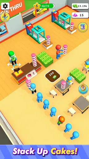 Скриншот 4 — Cake Ready: Idle Bakery Tycoon