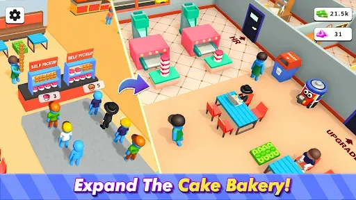Скриншот 7 — Cake Ready: Idle Bakery Tycoon
