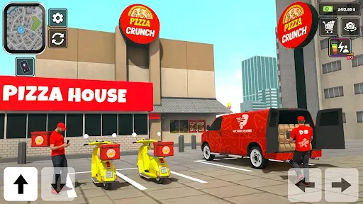 Скриншот 1 — Rider Food Delivery Simulator