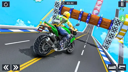 Скриншот 2 — Moto Bike Stunts: Bike Games