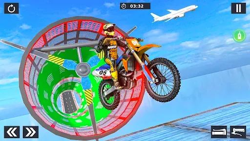 Скриншот 5 — Moto Bike Stunts: Bike Games