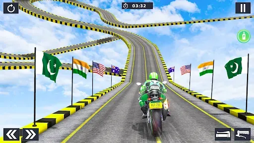 Скриншот 6 — Moto Bike Stunts: Bike Games