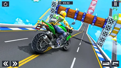 Скриншот 7 — Moto Bike Stunts: Bike Games