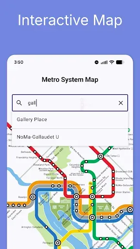 Скриншот 3 — DC Metro & Bus: WMATA Realtime